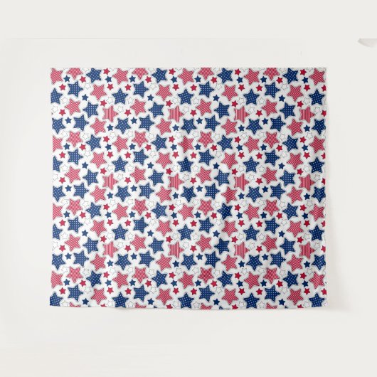 4 juli Tapestry Wandkleed (Voorkant (horizontaal))