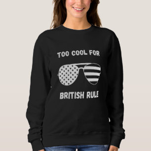 4 juli te cool voor de Britse vlag Sun Trui