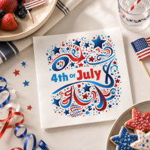 4 juli tekst & sterren patriottische viering