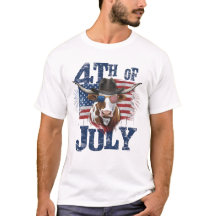 4 JULI - TEXASAN KOE INDEPENDENCE DAY T-SHIRT