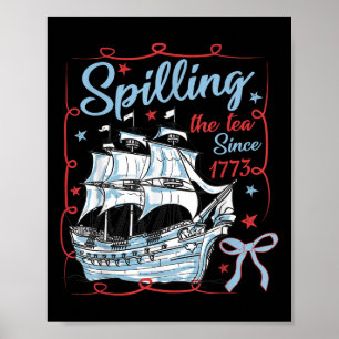 4 juli thee morsen sinds 1773 Coquette R Poster