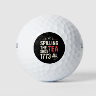 4 juli thee morsen sinds 1773 patriottisch golfballen