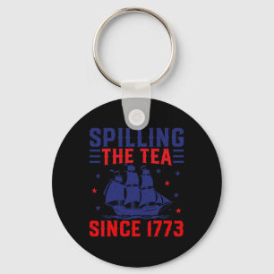 4 juli thee roddelen sinds 1773 sleutelhanger