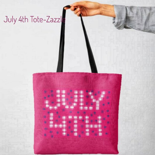 4 juli tote bag