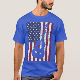 4 juli trots Amerikaanse vlag - National Music Gu T-shirt