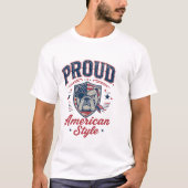 4 juli trots t-shirt (Voorkant)