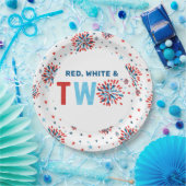 4 juli Tweede verjaardag Papieren Bordje (Feest)