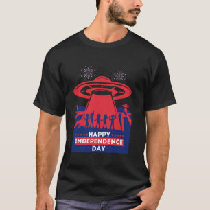 4 juli UFO Alien Roswell Mars Verenigde Staten Ame T-shirt