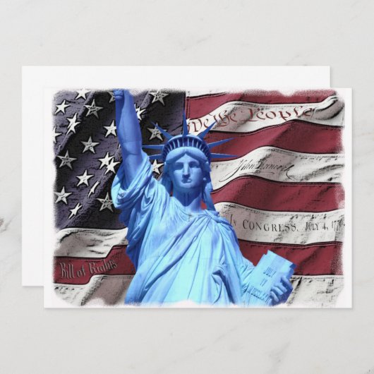 4 juli Uitnodiging (Voorkant / Achterkant)