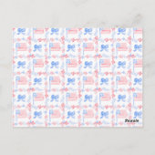 4 juli Uitnodiging Briefkaart Maat (Achterkant)