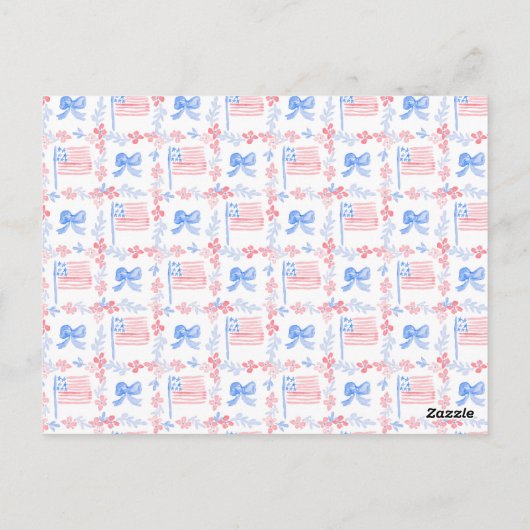 4 juli Uitnodiging Briefkaart Maat (Achterkant)