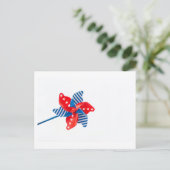 4 juli uitnodiging kaart (Staand voorkant)