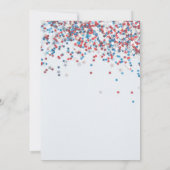 4 juli Uitnodiging om feestdagen te vieren (Achterkant)