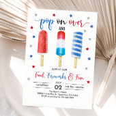 4 juli Uitnodiging Onafhankelijkheidsdag feest Inv