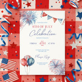 4 juli Uitnodiging Sjabloon Viering