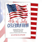 4 Juli Uitnodiging van de Partij van de Amerikaans