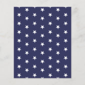 4 juli uitnodiging voor het uitnodigen van sterren flyer (Achterkant)