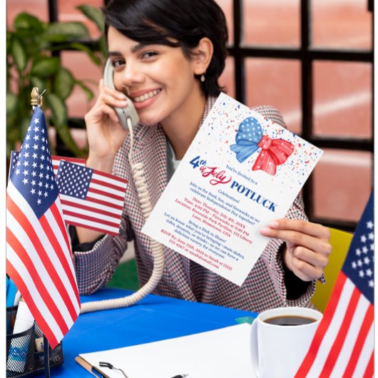 4 juli uitnodiging voor Potluck