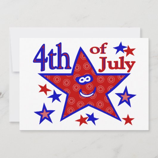 4 juli Uitnodigingen (Voorkant)