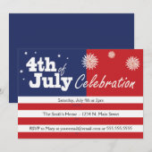 4 juli Uitnodigingen voor de viering (Voorkant / Achterkant)