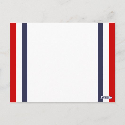 4 juli uitnodigingen voor feesten (Achterkant)