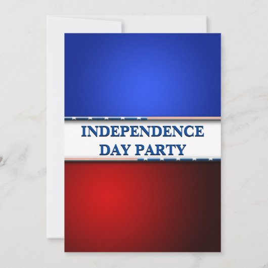 4 juli uitnodigingen voor feesten (Achterkant)