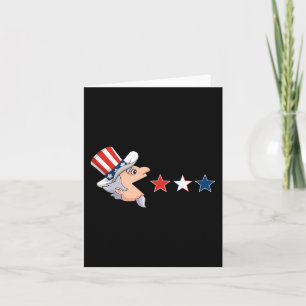 4 juli Uncle Sam Amerikaanse sterren Fun Boys Meis Kaart