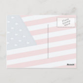 4 juli Uncle Sam en adelaar Briefkaart (Achterkant)