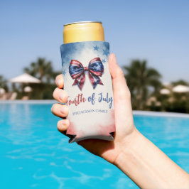 4 juli: USA Bow Patriotic Seltzer Blikjeskoeler