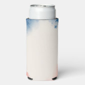 4 juli: USA Bow Patriotic Seltzer Blikjeskoeler (Seltzer Achterkant)