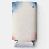 4 juli: USA Bow Patriotic Seltzer Blikjeskoeler (Achterkant)