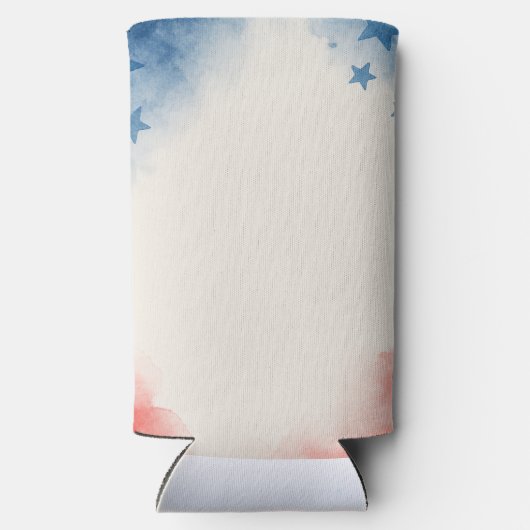 4 juli: USA Bow Patriotic Seltzer Blikjeskoeler (Achterkant)