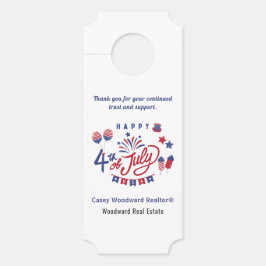 4 juli USA hallo | Realtor Deurhanger