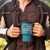 4 juli - USA Independence Day ontwerp Reisbeker