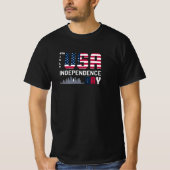 4 juli - USA Independence Day ontwerp T-shirt (Voorkant)