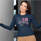 4 juli - USA Independence Day ontwerp T-shirt