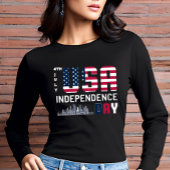 4 juli - USA Independence Day ontwerp T-shirt