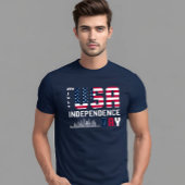 4 juli - USA Independence Day ontwerp T-shirt