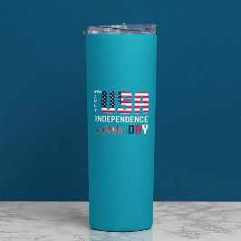 4 juli - USA Independence Day ontwerp Thermosbeker