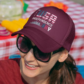 4 juli - USA Independence Day ontwerp Trucker Pet