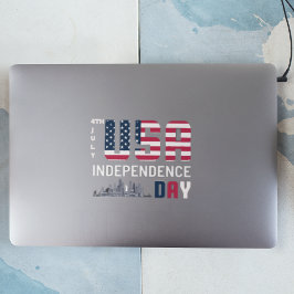 4 juli - USA Independence Day ontwerp Vierkante Sticker
