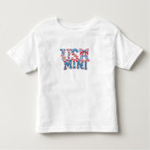 4 juli Usa mama Onafhankelijkheidsdag Verjaardag Kinder Shirts (Voorkant)