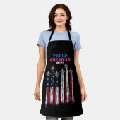 4 juli USA Onafhankelijkheidsdag Cadeau Schort (Gedragen)
