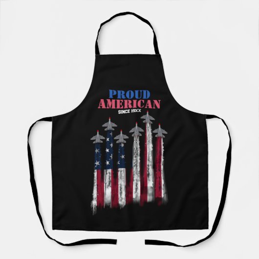 4 juli USA Onafhankelijkheidsdag Cadeau Schort (Voorkant)