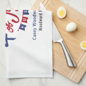 4 juli USA Patriottische Decor | Onroerend goed Theedoek (Quarter Fold)