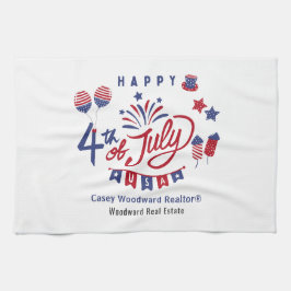 4 juli USA Patriottische Decor | Onroerend goed Theedoek