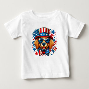 4 juli USA patriottische hond Onafhankelijkheidsda