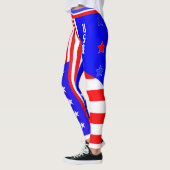 4 juli USA Rood Wit Blauw Sterren en Strepen Leggings (Links)