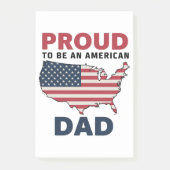 4 juli Vaderdag Patriotisch Post-it® Notes (Voorkant)