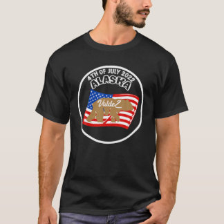 4 juli Valdez Alaska T-shirt